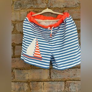 Clearance item! Lightly worn Jacadi Paris swim trunks size 8 boys.
